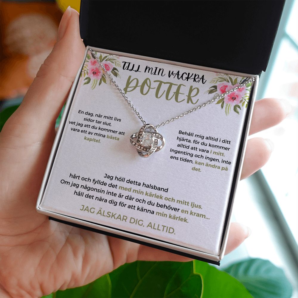 Nicola - Sebila Halsband kärleksknut - Till min vackra dotter - jag älskar dig, alltid