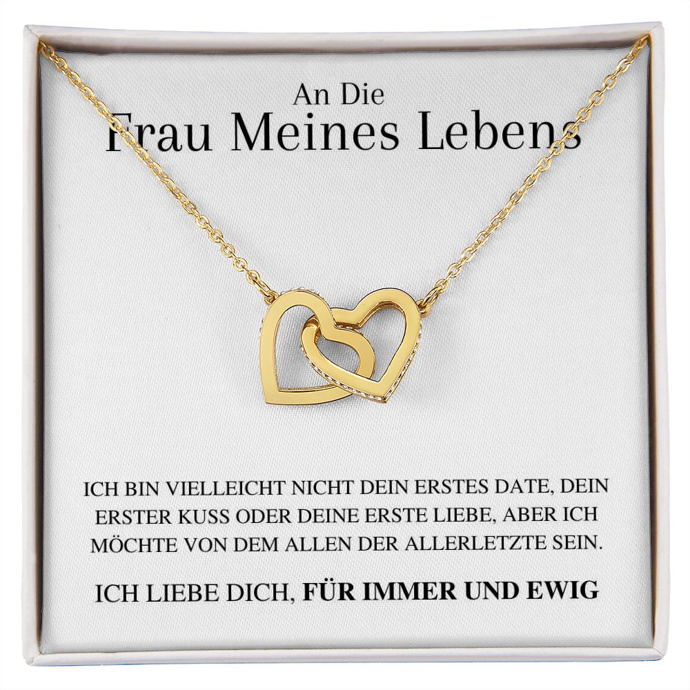 Nicolas to Sabrina Interlocking Hearts Necklace An Die Frau Meines Lebens