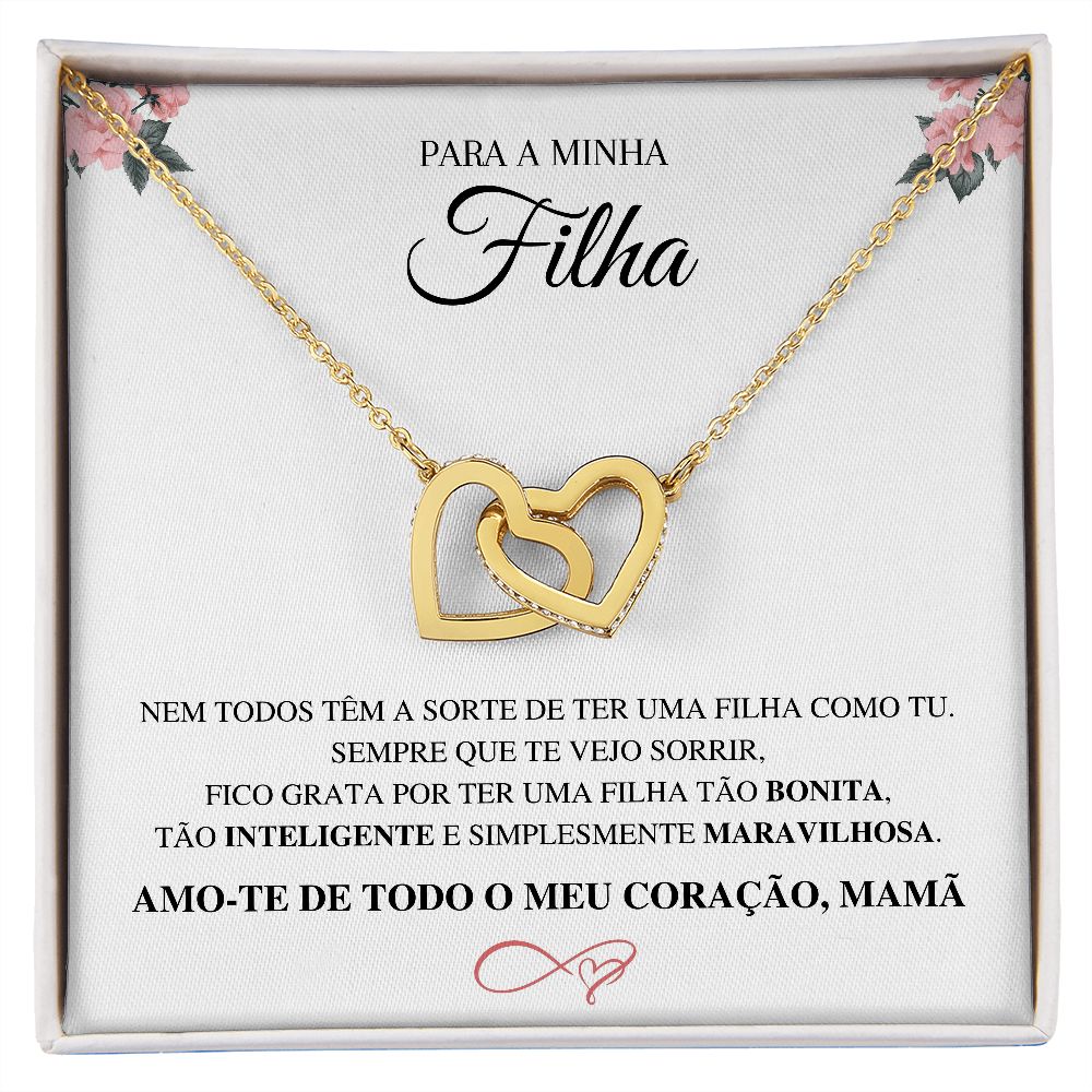 Nicola to Diana Pires Interlocking Hearts Necklace