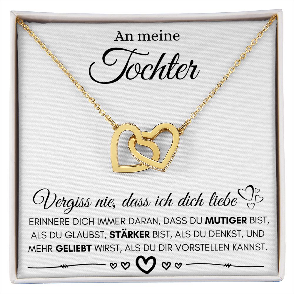 Zafi To Alan Devis for UGC video Interlocking Hearts Necklace Silver