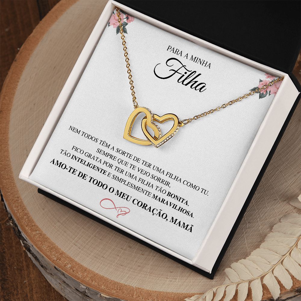 Nicola to Diana Pires Interlocking Hearts Necklace
