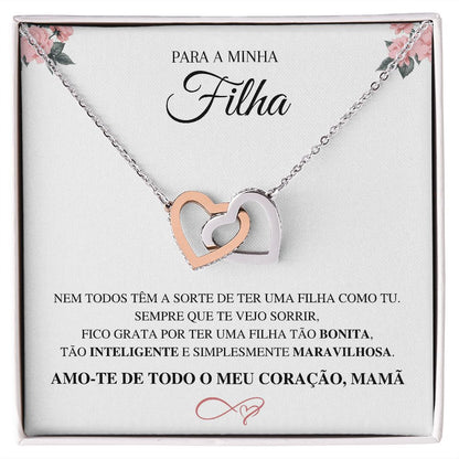 Nicola to Diana Pires Interlocking Hearts Necklace