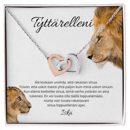 Nicola to Sonja - Fuusiorakkaus-kaulakoru – Tyttärelleni - Iskä