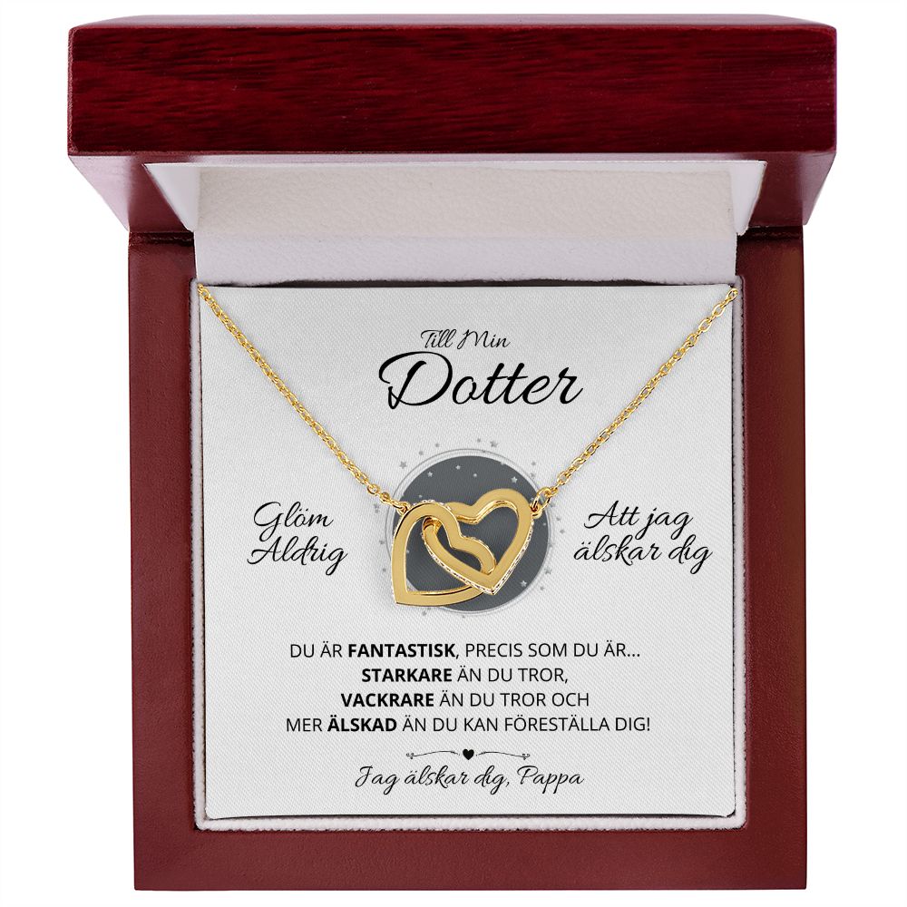 Nicolas to Benjamin Halsband med hjärta - Till Min Dotter - Pappa