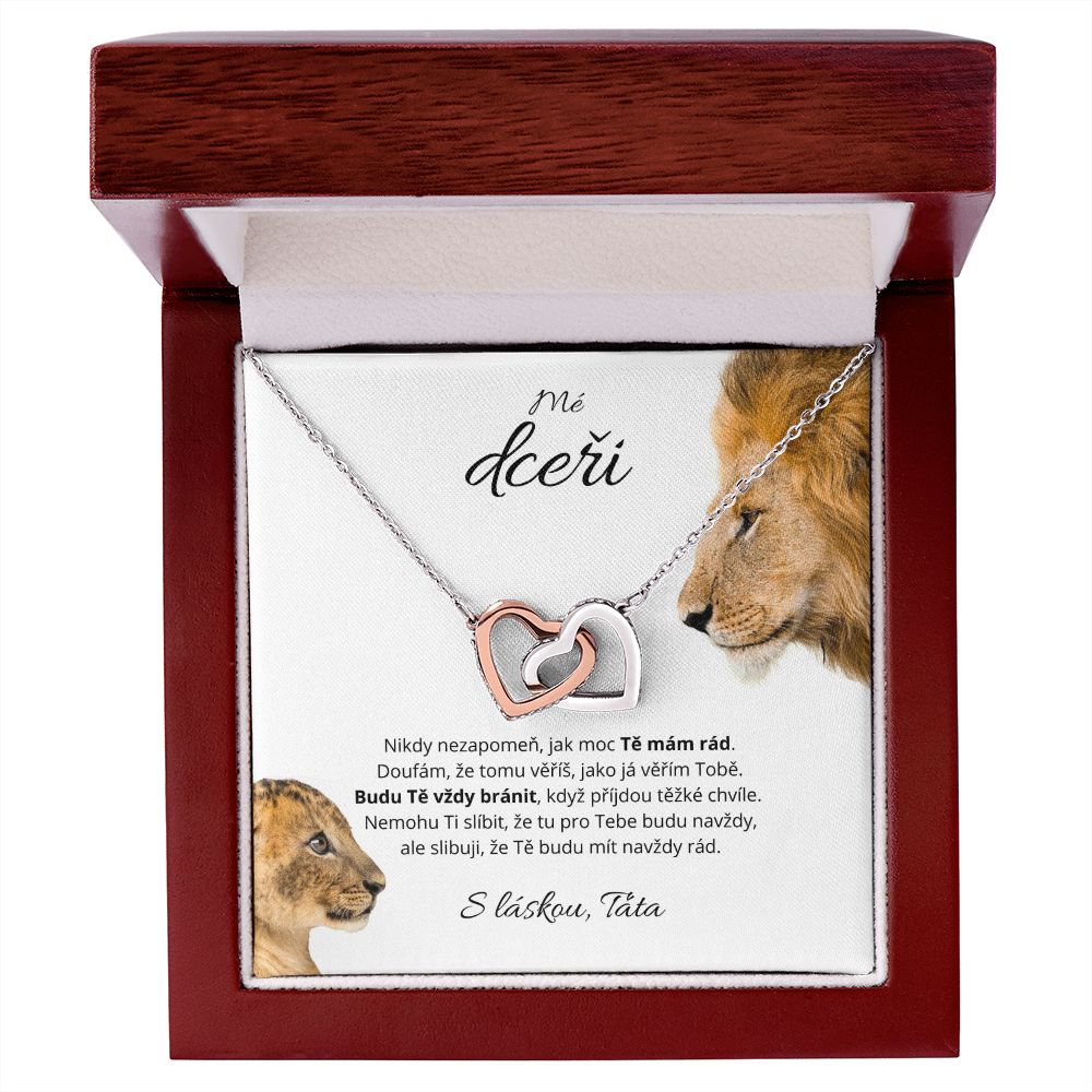 Nicolas to Lukas Interlocking Hearts me dceri Te mam rad