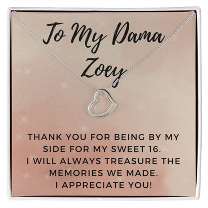 Robyn to Gil Delicate Heart White and Yellow Gold