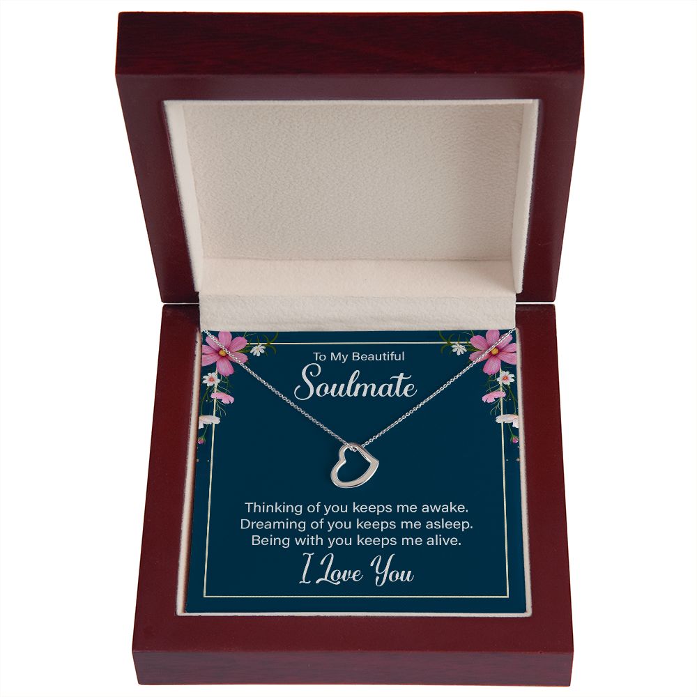 Carlos Delicate Heart Necklace