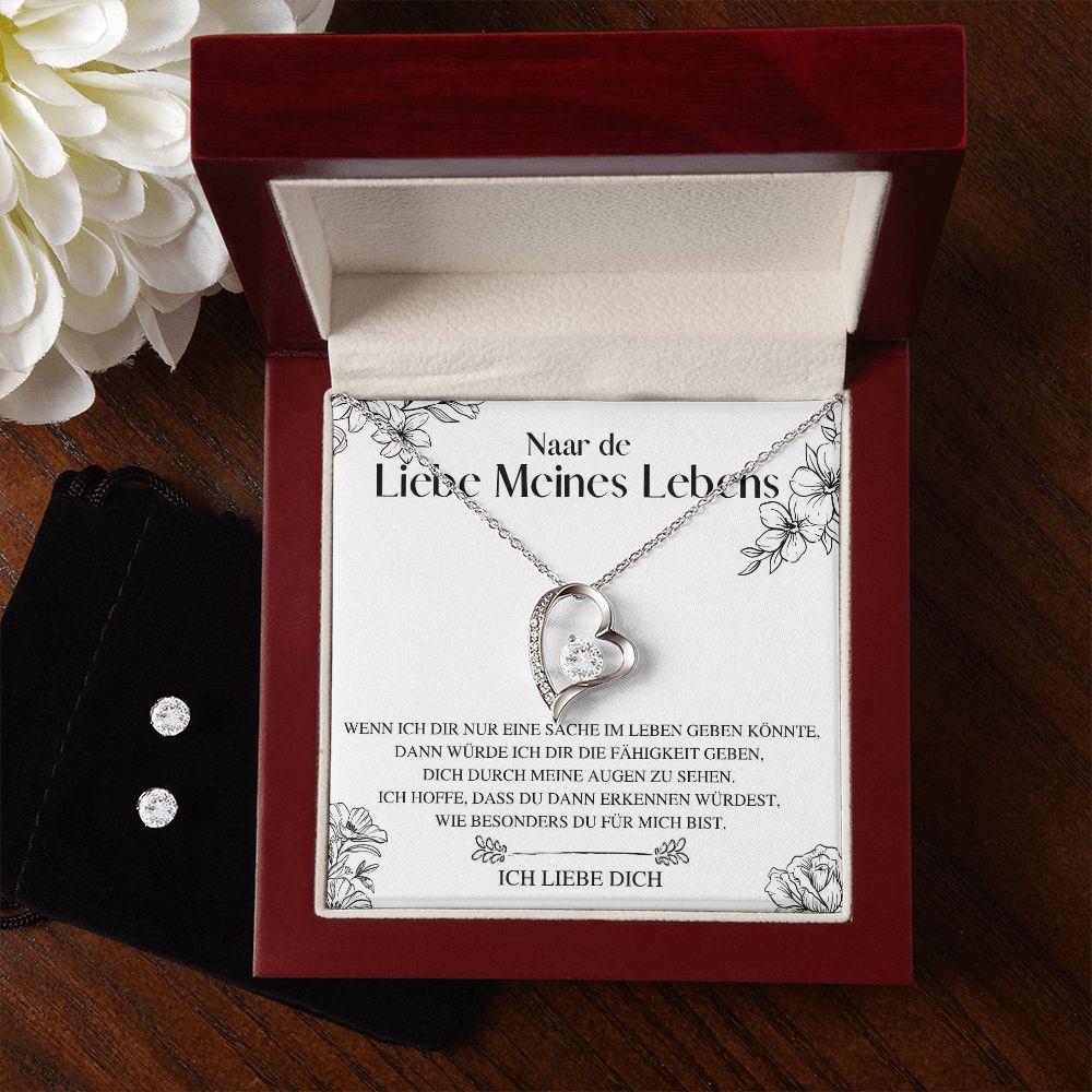 Nicolas to Sabrina Forever Love Necklaces Naar de Liebe Meines