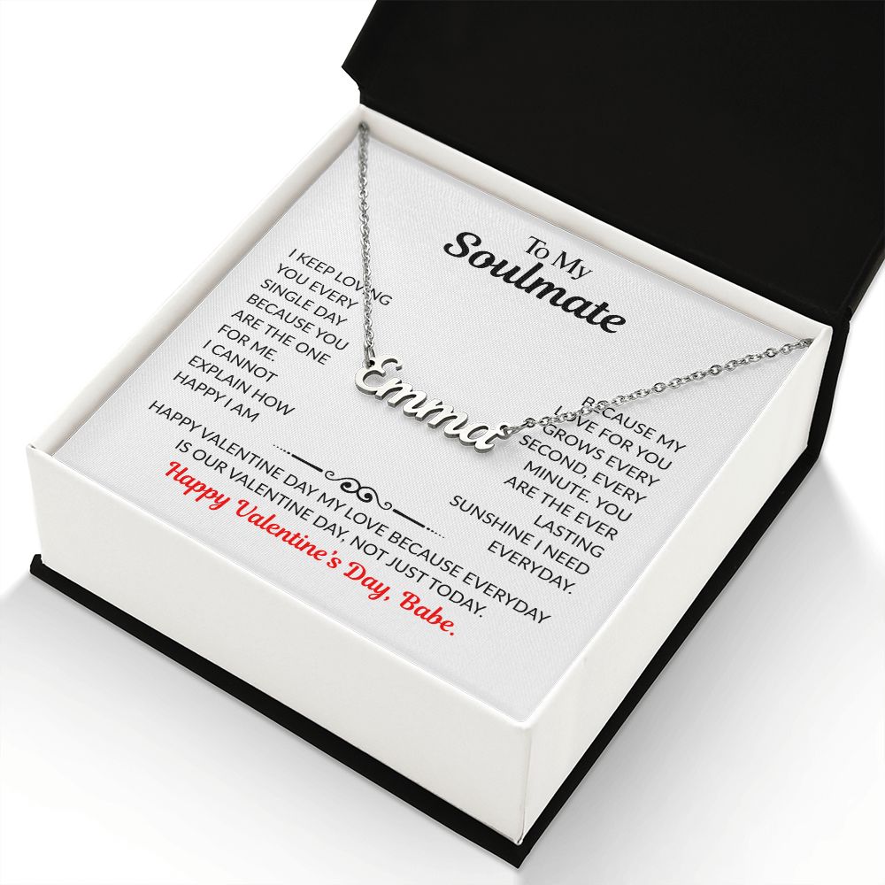 Carlos to Brittany Gredler Personalized "Sophia" Necklace