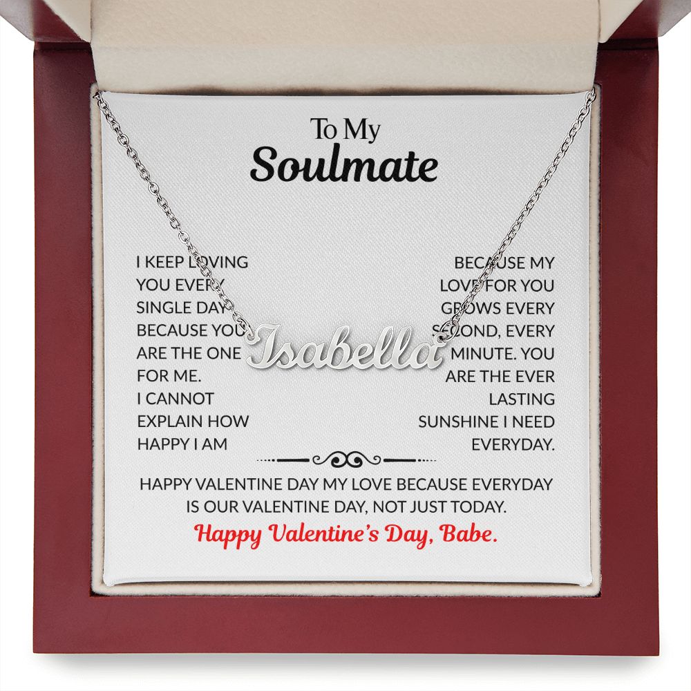 Carlos to Brittany Gredler Personalized "Sophia" Necklace