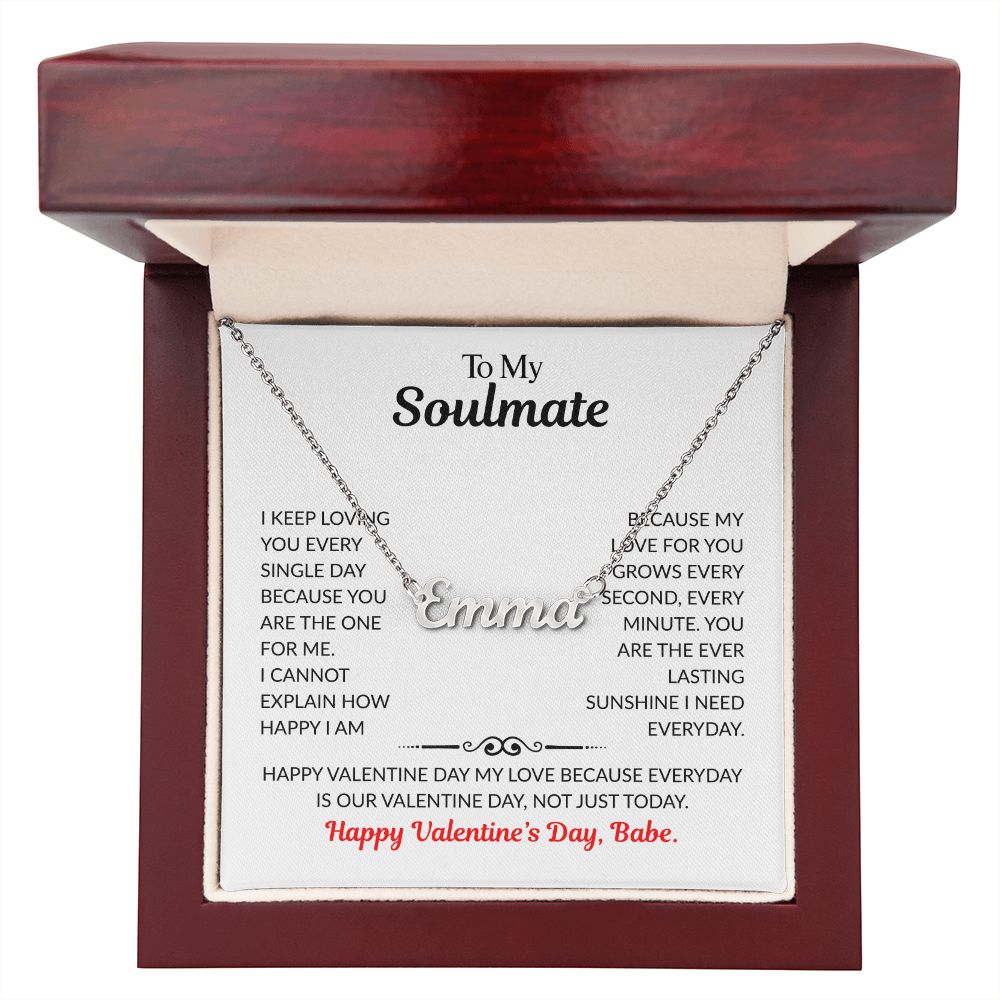 Carlos to Brittany Gredler Personalized "Sophia" Necklace