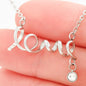 SAMPLE - Scripted Love Necklace