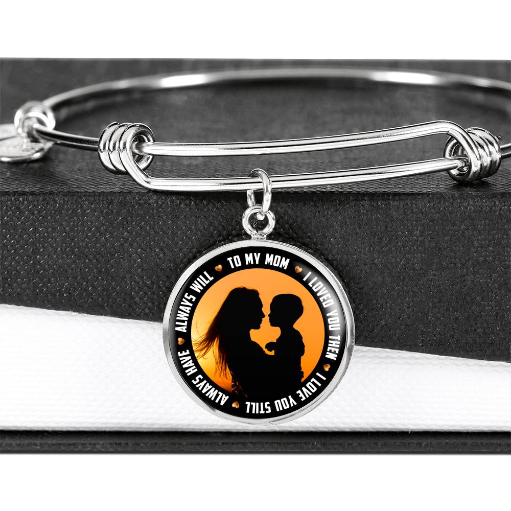 Sample Circle Bangle - To My Mom
