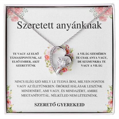 Nicola to Fanni Örök szerelem nyaklánc - Szeretett anyánknak - Szerető gyerekeid