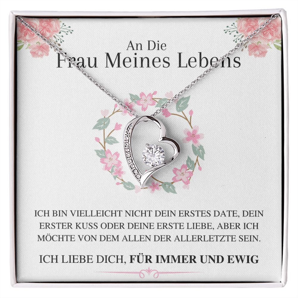 Nicolas - Sophia Halskette Ewige Liebe - Für die Frau meines Lebens - Ich liebe dich, für immer... - Blumen-Edition