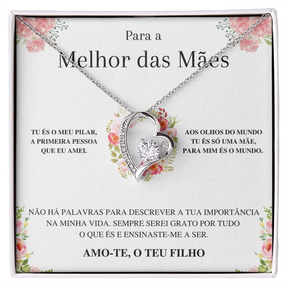 Nicolas - Diana Colar Amor Eterno - Para a melhor das mães - Amo-te, o teu filho (Edição Limitada)