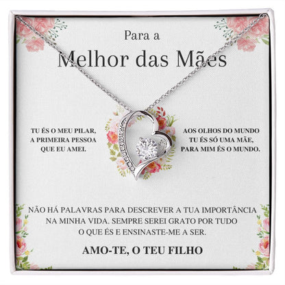 Nicolas - Diana Colar Amor Eterno - Para a melhor das mães - Amo-te, o teu filho (Edição Limitada)