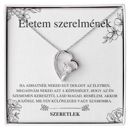 Nicolas - Fanni Örök szerelem nyaklánc - Életem szerelmének - Szeretlek