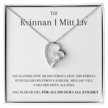 Nicolas to BenjaminGuldhjärta halsband - Till kvinnan i mitt liv