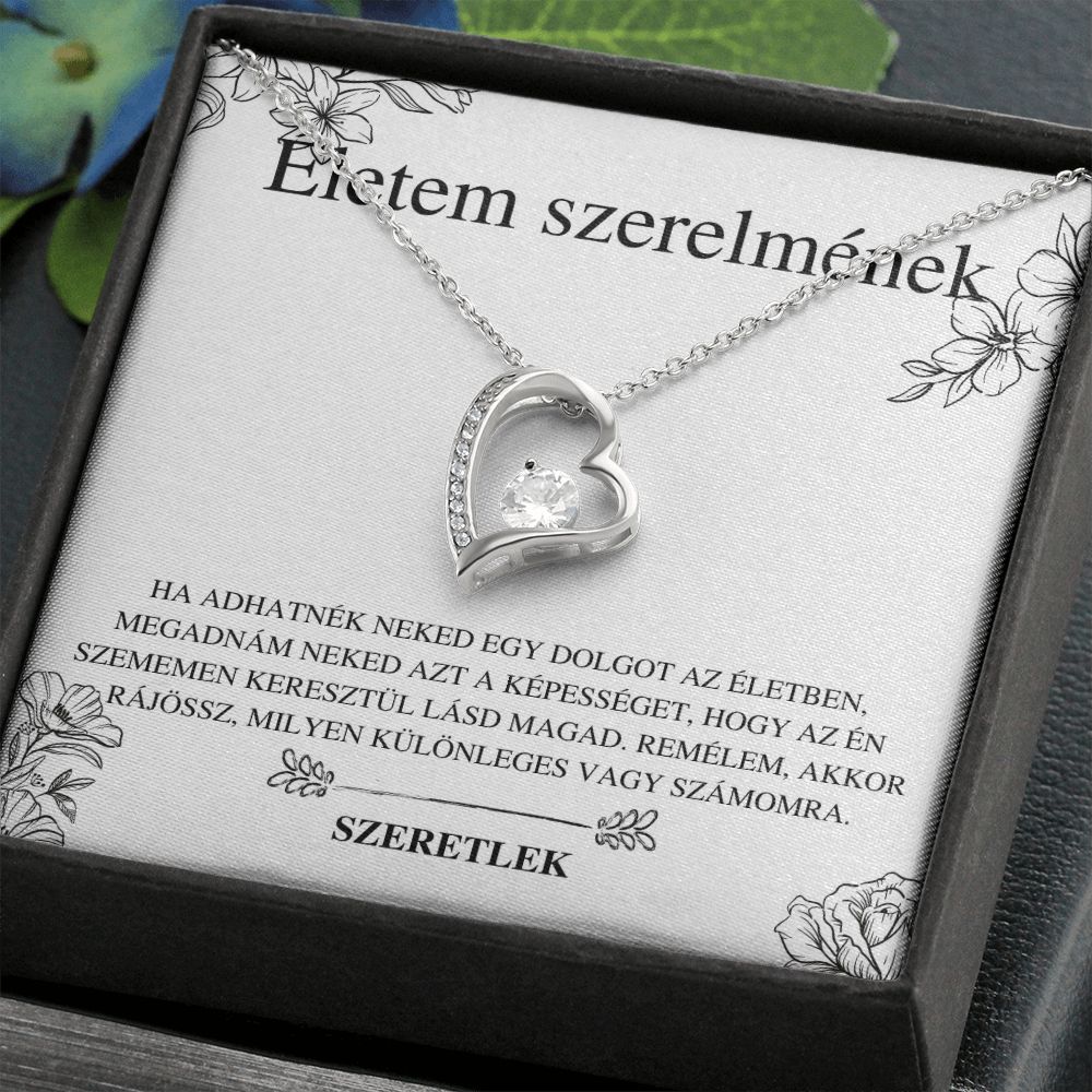 Nicolas - Fanni Örök szerelem nyaklánc - Életem szerelmének - Szeretlek