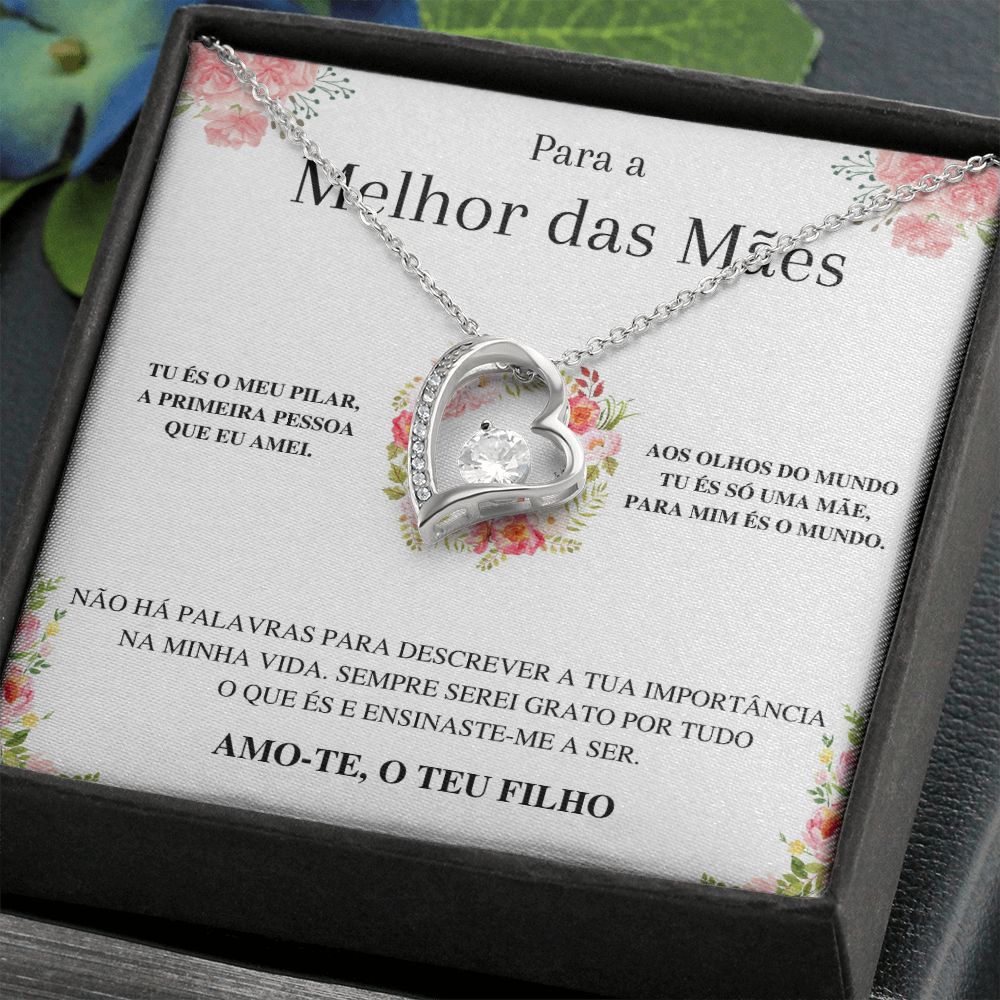 Nicolas - Diana Colar Amor Eterno - Para a melhor das mães - Amo-te, o teu filho (Edição Limitada)