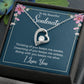 Carlos Silver forever love necklace 110