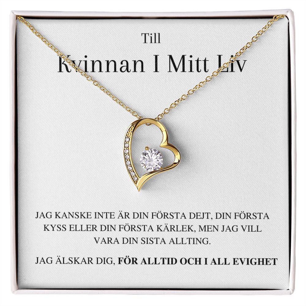 Nicola - Sebila Guldhjärta halsband - Till kvinnan i mitt liv