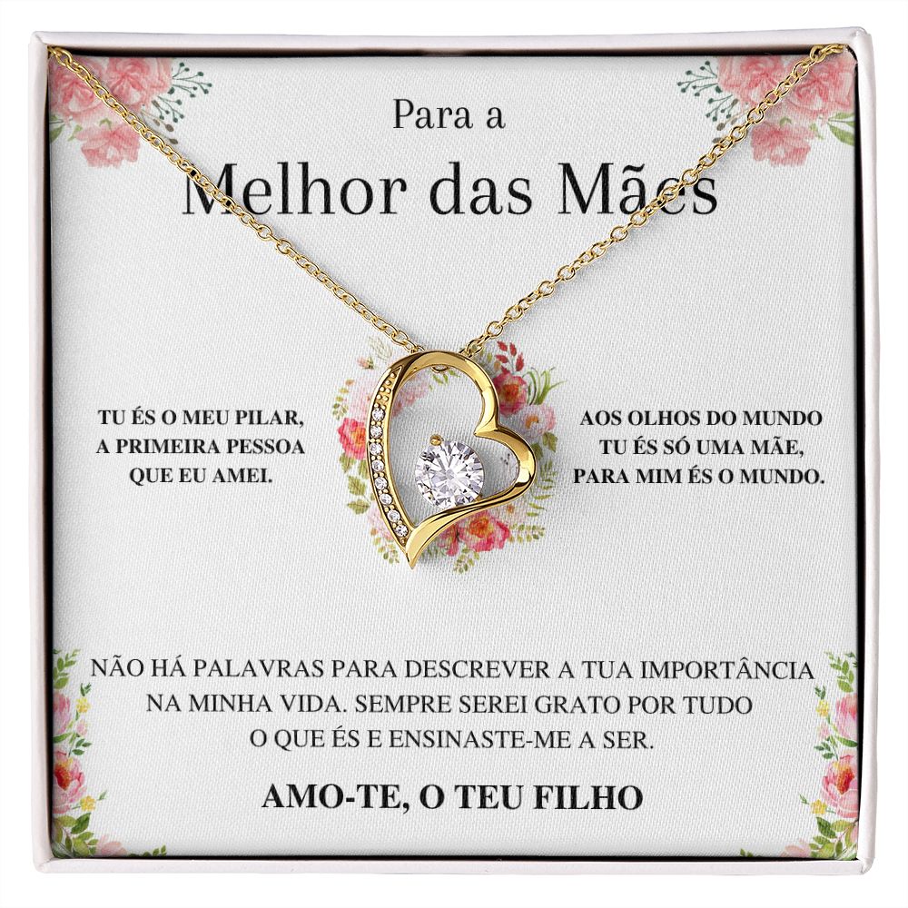 Nicolas - Diana Colar Amor Eterno - Para a melhor das mães - Amo-te, o teu filho (Edição Limitada)