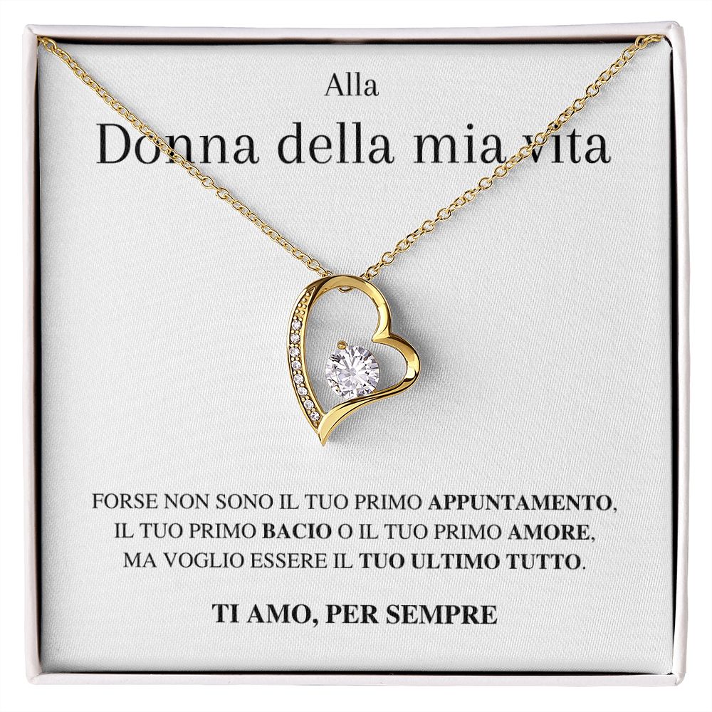 Nicolas to Manuela Collana Amore Eterno - Alla donna della mia vita - Ti amo, per sempre