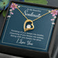 Carlos Silver forever love necklace 110