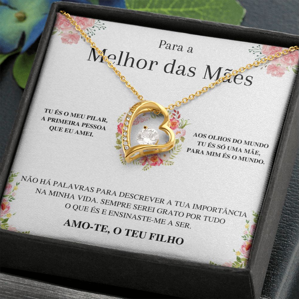 Nicolas - Diana Colar Amor Eterno - Para a melhor das mães - Amo-te, o teu filho (Edição Limitada)